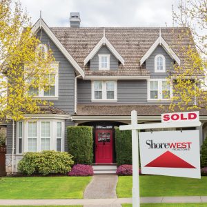 Shorewest Sold Sign Infront of Home